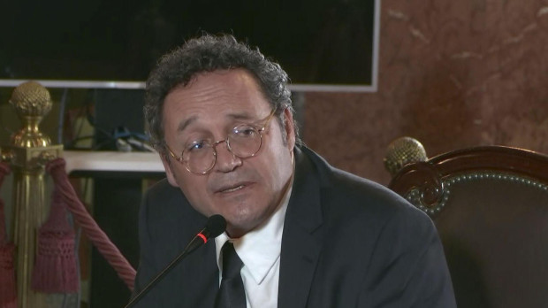 El fiscal general del Estado, Álvaro García Ortiz, durante su declaración
