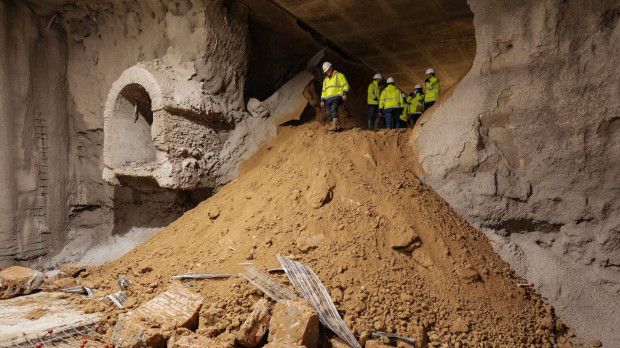 Obras del soterramiento de la A-5