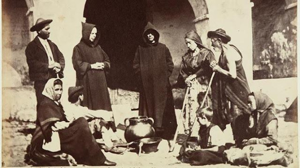 Reparto del puchero de habas o 