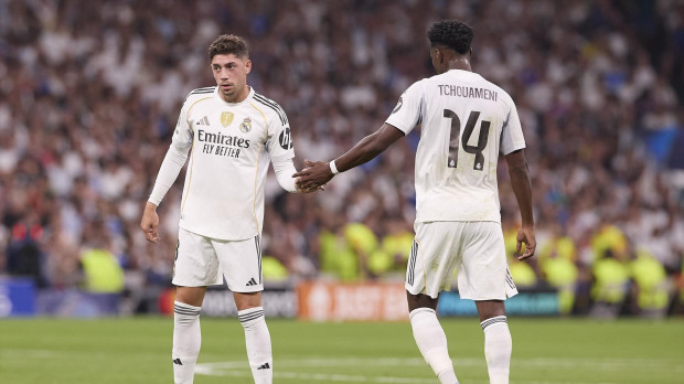 Fede Valverde y Aurélien Tchouameni