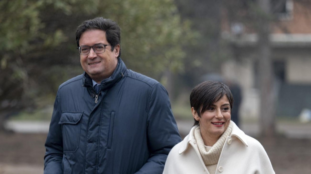 La ministra de Vivienda, Isabel Rodríguez, y el ministro para la Transformación Digital, Óscar López
