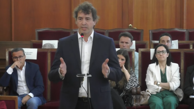 David Sánchez declarando este jueves en la Audiencia Nacional