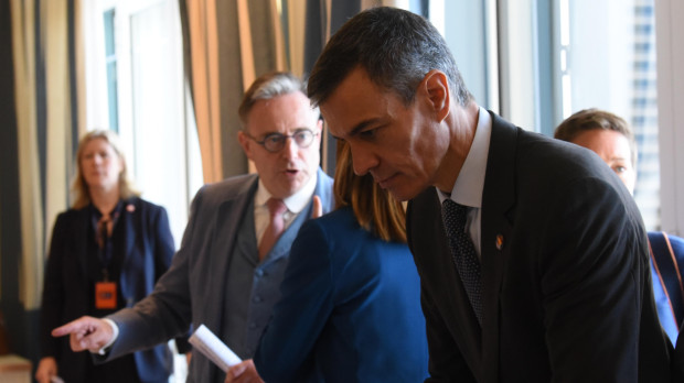 El presidente del Gobierno, este viernes en Tivat, Montenegro
