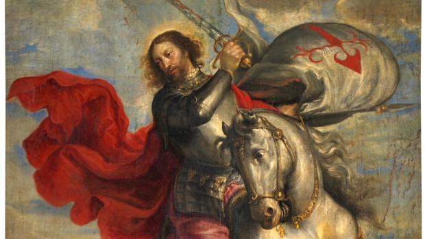El apóstol Santiago a caballo, por Francisco Camilo