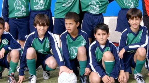 Rodri jugó en el CD Villanueva de la Cañada