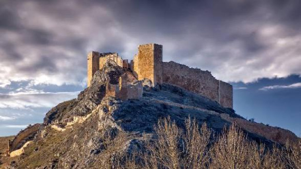 Panorámica del Castillo de Osma, en la provincia de Soria