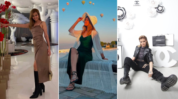Imágenes de redes sociales de Wafae Atid, la marroquí que se ha hecho pasar por refugiada en los medios de comunicación