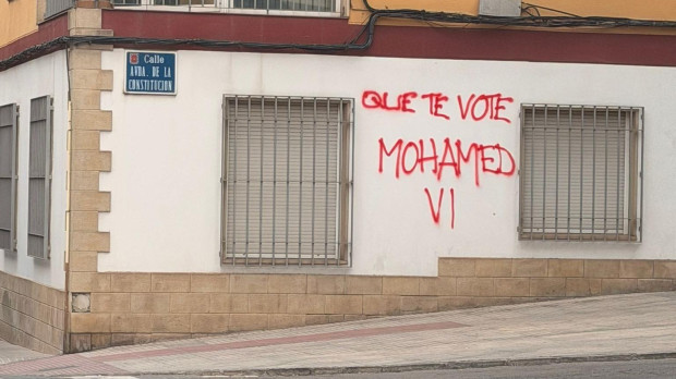 El ataque sufrido por la sede socialista en Úbeda.
REMITIDA / HANDOUT por PSOE JAÉN
Fotografía remitida a medios de comunicación exclusivamente para ilustrar la noticia a la que hace referencia la imagen, y citando la procedencia de la imagen en la firma
01/9/2026