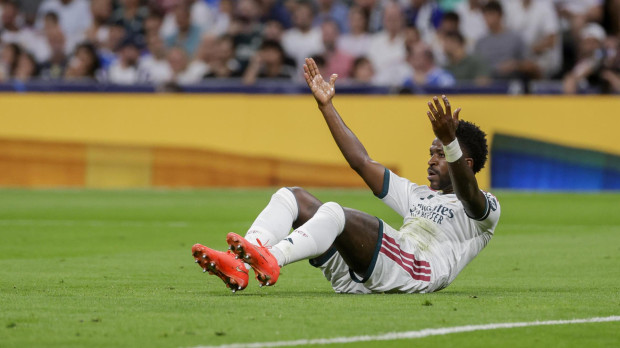 Vinicius Jr., durante el Real Madrid - Inter de Milán de Champions League
