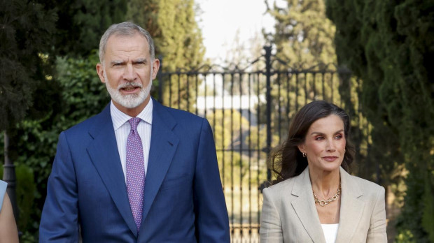 Los Reyes, el pasado julio en una visita a Zaragoza