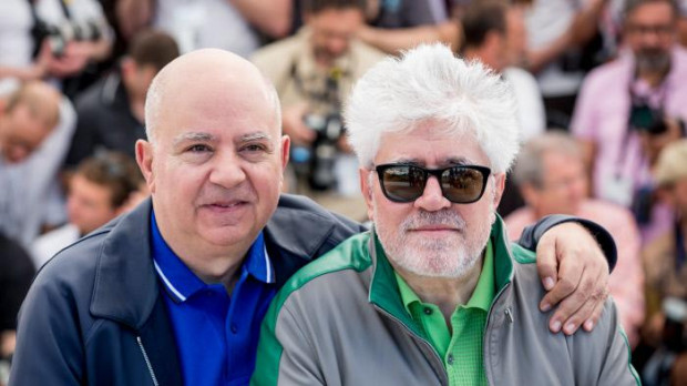 Pedro Almodóvar y su hermano, Agustín Almodóvar