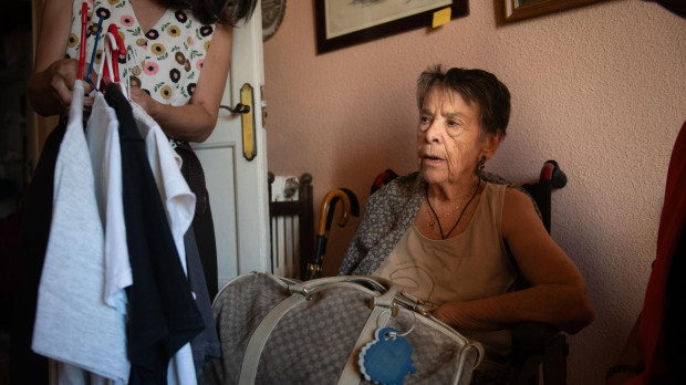 Maricarmen, el pasado 23 de septiembre, antes del desahucio