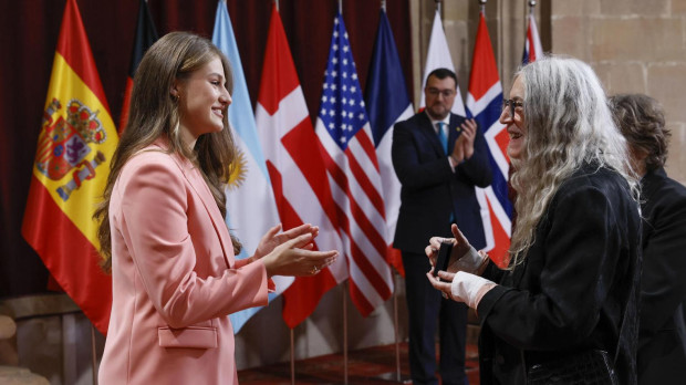 La Princesa de Asturias entrega la insignia a Patti Smith este viernes en Oviedo