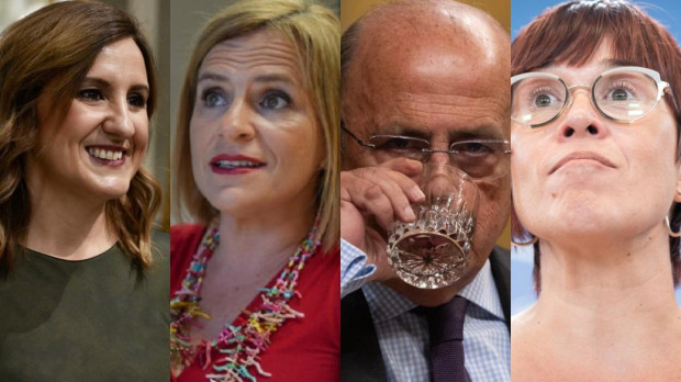 Diseño con imágenes de archivo de María José Catalá, Pilar Bernabé, Ignacio Gil Lázaro y Àgueda Micó