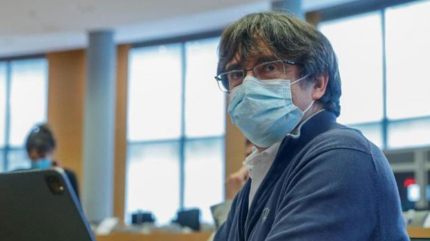 El expresidente de la Generalitat en el Parlamento Europeo