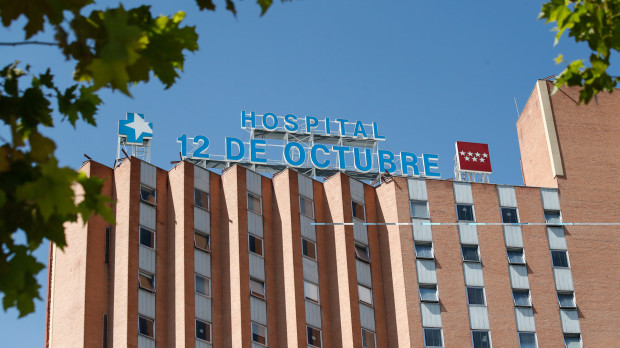 El hospital 12 de Octubre, de donde ha salido el personal médico que ha practicado la eutanasia
