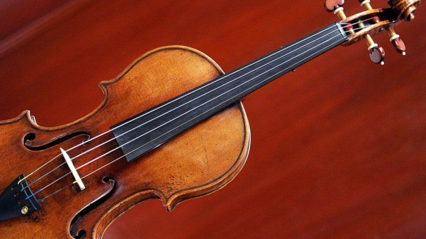 Violín, foto de archivo