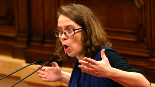 La diputada de la CUP Eulàlia Reguant