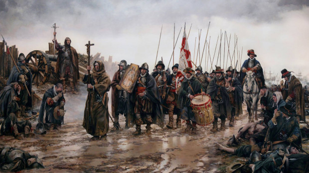 El Milagro de Empel por Augusto Ferrer-Dalmau (2015)