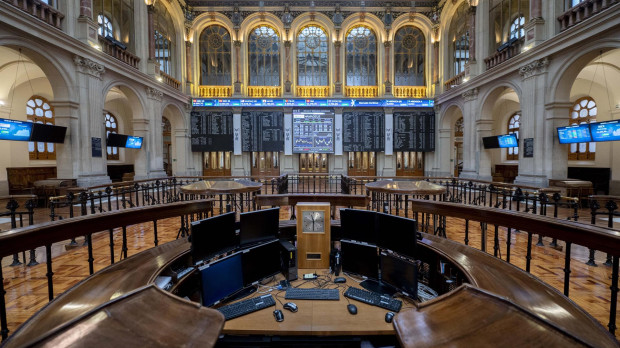 Vista general del Palacio de la Bolsa