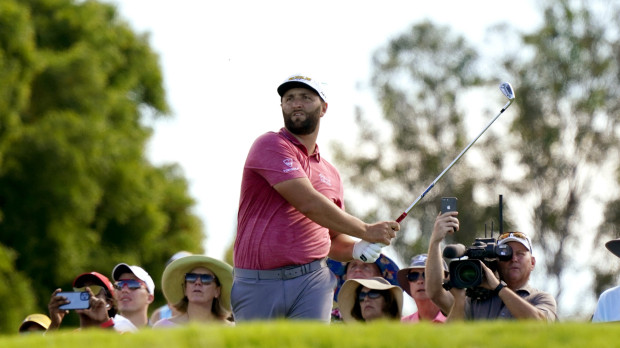 Jon Rahm durante la última ronda del Sentry Tournament of Champions en Hawai