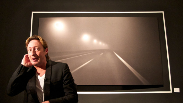 Julian Lennon en una exposición de sus fotografías en Miami