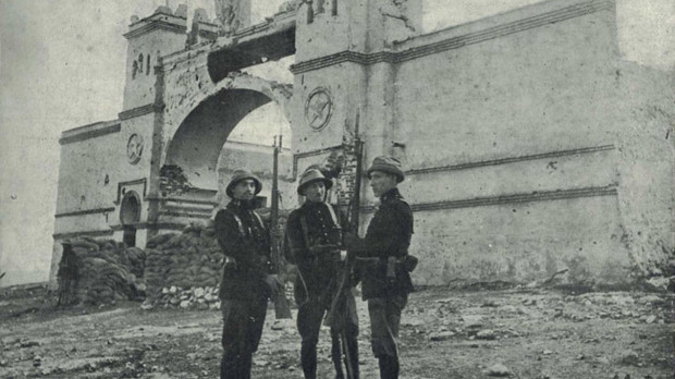 Año 1922. Soldados en el Monte Arruit