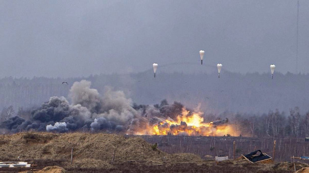 Bombardeos durante ejercicios conjuntos de las fuerzas armadas de Rusia y Bielorrusia