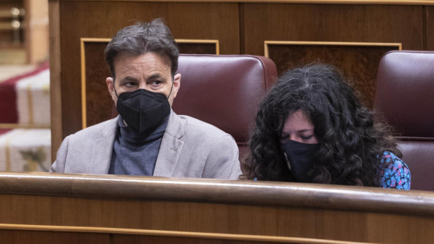 El presidente del grupo parlamentario de Unidas Podemos en el Congreso, Jaume Asens