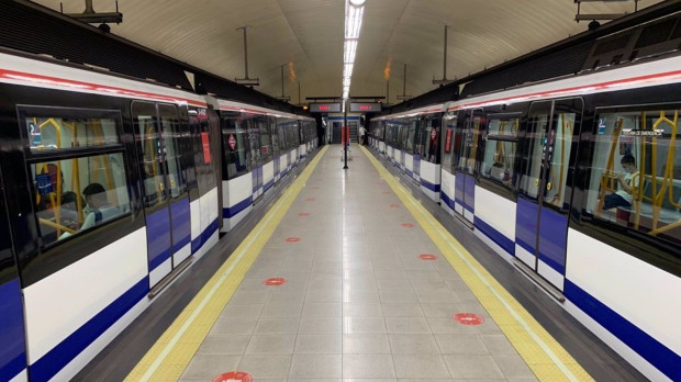 Imagen de una estación de Metro de Madrid