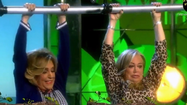 Belén Esteban, junto a Lydia Lozano, antes de su caída en Sálvame
