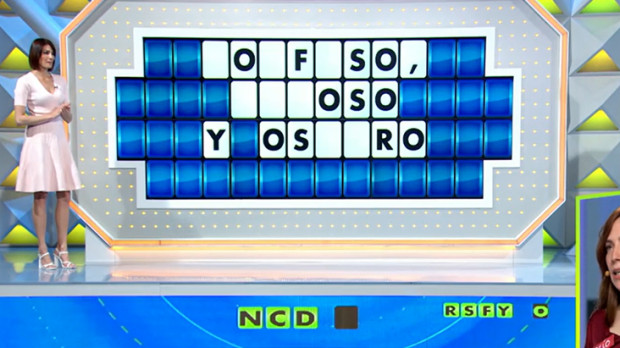 Imagen del panel final de La ruleta de la suerte de este miércoles