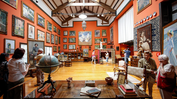 Una de las salas principales de la casa museo Sorolla, en Madrid