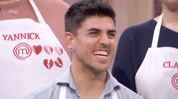 Adrián, sonriente tras ganar la primera prueba