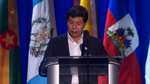 El presidente de Perú, José Pedro Castillo