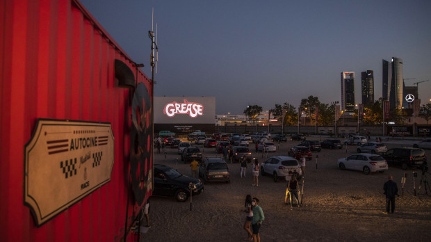 Reopening of the Autocine Madrid Race in phase 1 of Alarm State in Madrid, on Wednesday, May 27, 2020.