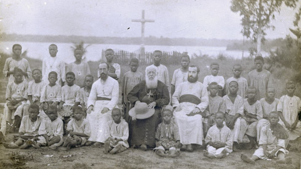 Misiones Claretianas en Fernando Poo, hacia 1920. Arxiu Pairal