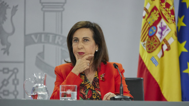 La ministra de Defensa, Margarita Robles, ha comparecido, junto con el titular de Exteriores, en La Moncloa