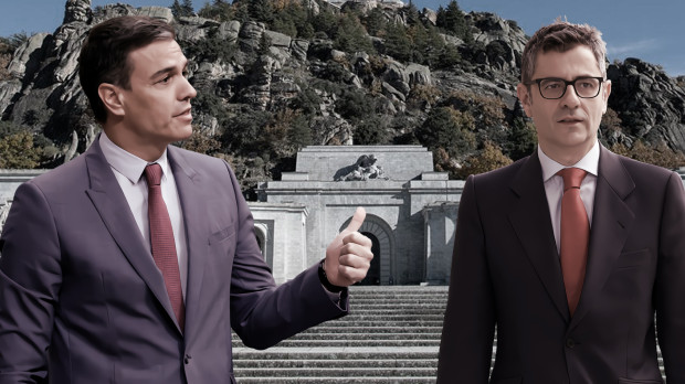 Pedro Sánchez y el ministro de Presidencia, Félix Bolaños