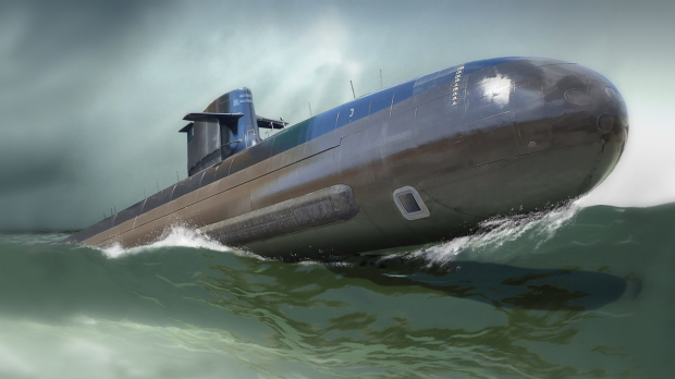 Recreación del submarino S-81 Isaac Peral