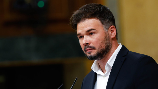 Gabriel Rufian  during the plenary session in the congress of deputies, in Madrid May 26, 2022