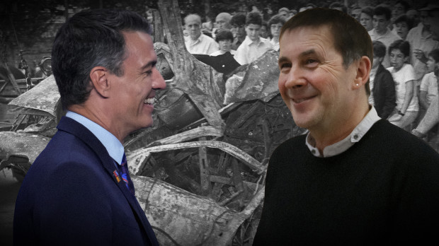 Pedro Sánchez y Arnaldo Otegi
