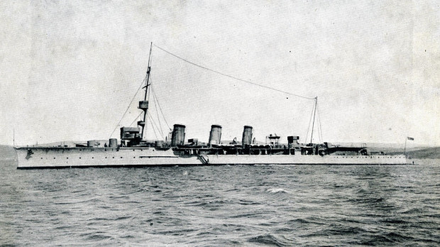 El Blas de Lezo en pruebas de mar en 1923