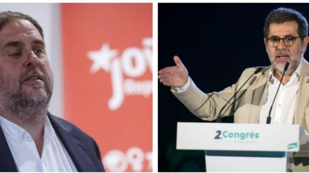 Oriol Junqueras y Jordi Sánchez