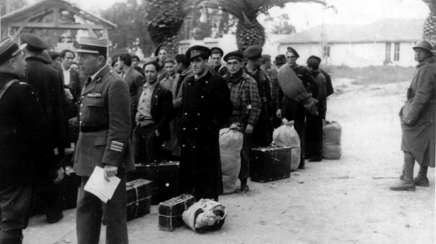Los republicanos españoles, “clasificados” tras llegar a Bizerta