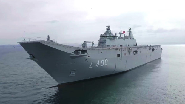 TCG Anadolu (L-400), el gemelo del L-61 Juan Carlos I de la Armada truca