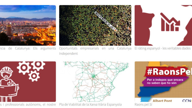 Página web a favor de la independencia clausurada por el juez