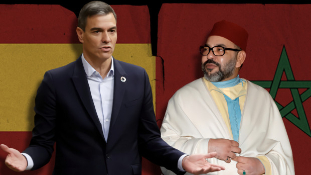 Pedro Sánchez y Mohamed VI