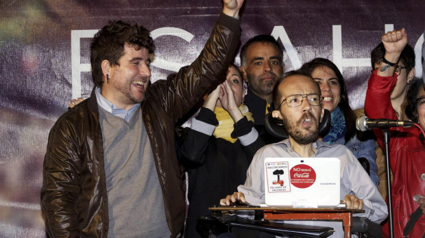 Pablo Echenique, en las elecciones de 2014