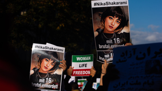 Protestas por la muerte de Nika Shakarami a manos de las autoridades iraníes